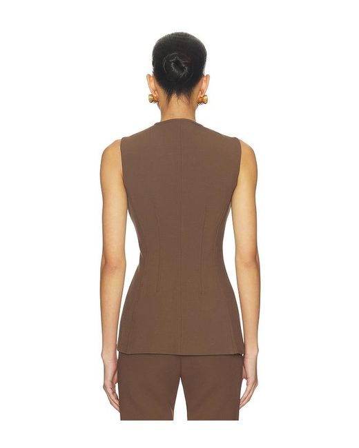 Veronica Beard Brown Jessup Vest