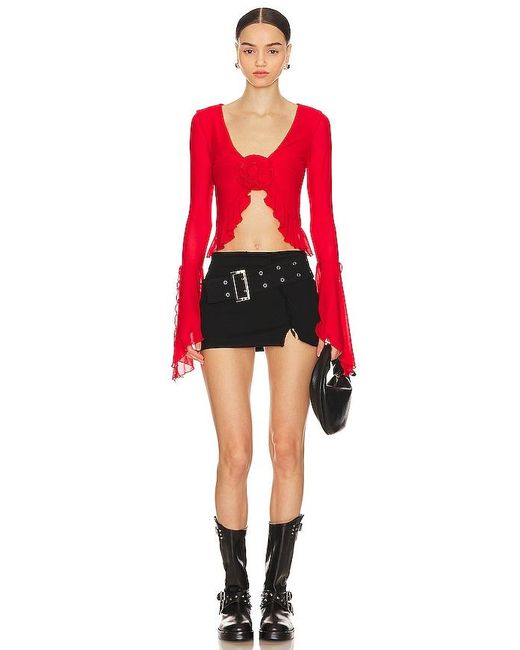 MAJORELLE Red Val Top