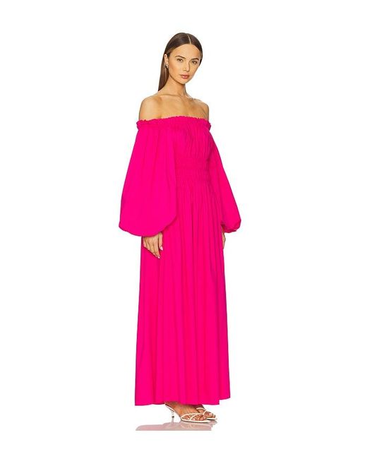 Caroline Constas Pink Maxikleid Raquela