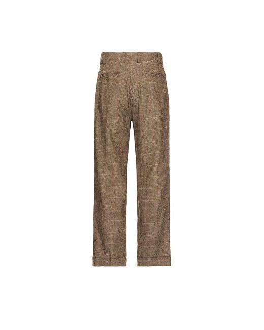 Pantalón Con Trabillas 2 En Color Marrón Talla (También En Xl) Beams Plus de hombre de color Natural
