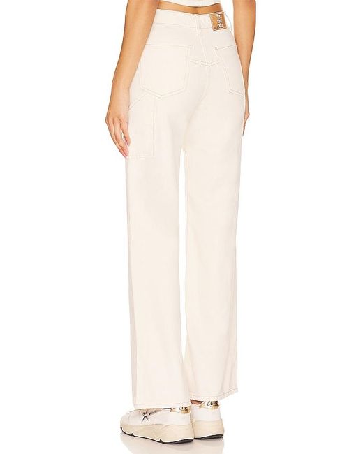 Free People White X We The Free Tinsley Baggy High Rise Jeans