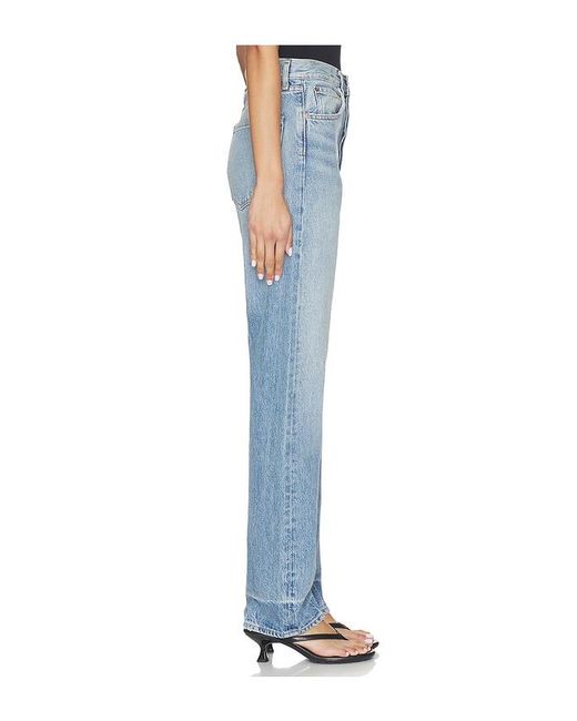 Agolde Blue 90's Mid Rise Loose Jeans