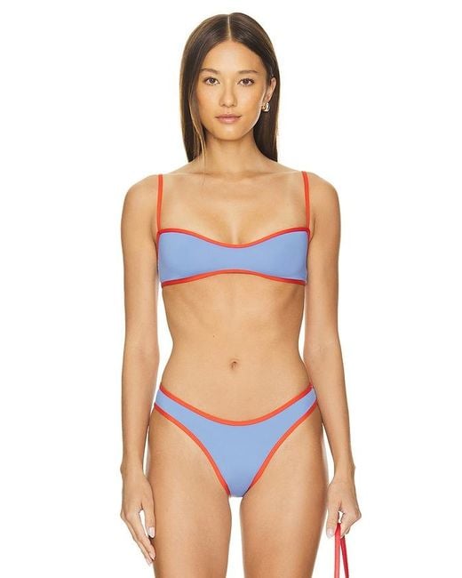 WeWoreWhat Multicolor Sport Bikini Top