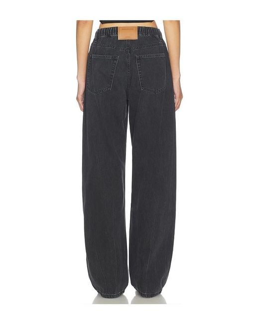 Alexander Wang Black Balloon Jogger Jeans With Crystal Drawcord