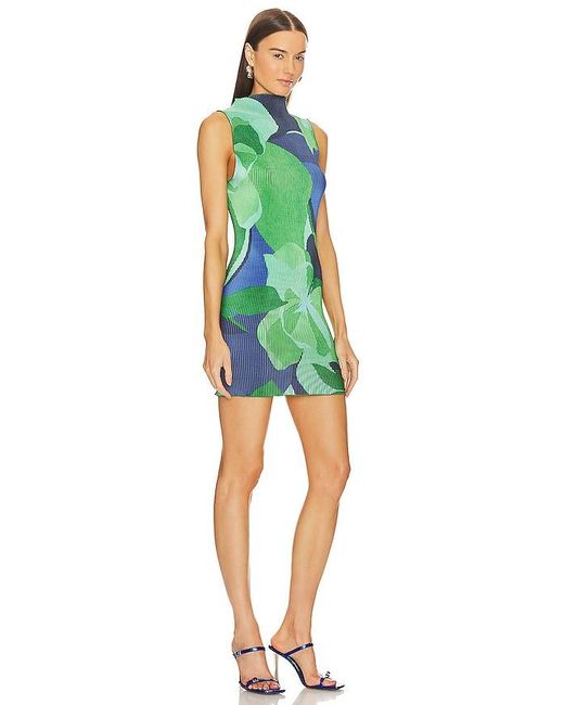 L'idée Green Gisele Mini Dress