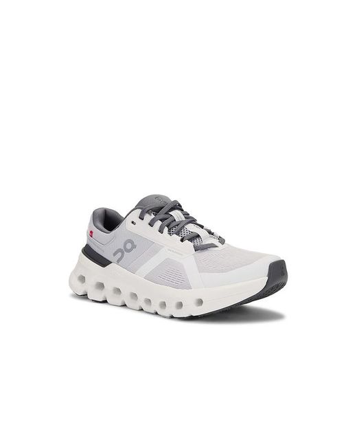 On Shoes White Cloudrunner 2 Sneaker