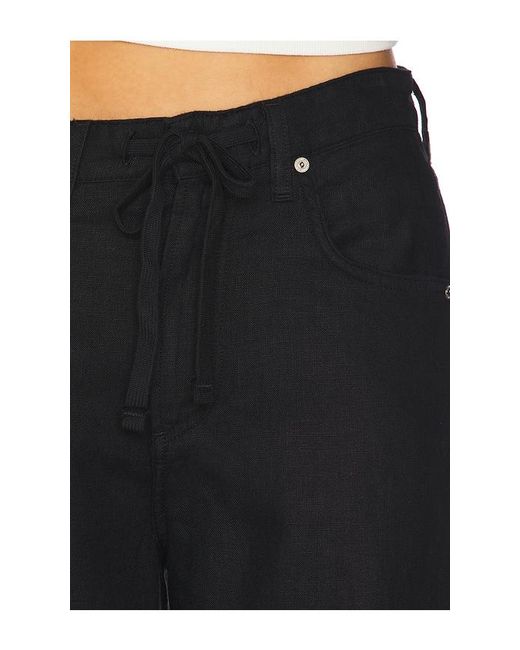 Citizens of Humanity Black Brynn Drawstring Trouser