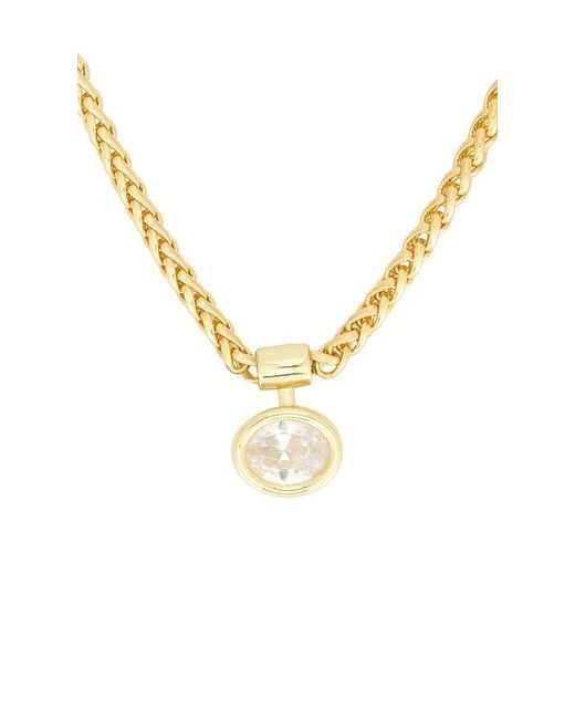 Shashi Metallic Olympia Diamond Necklaace