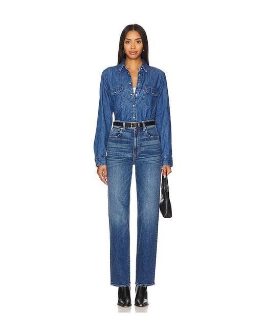 Levi's Blue Iconic Western Shirt