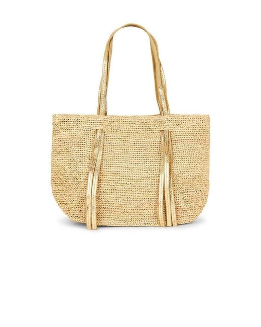 Flora Bella Natural Indore Large Crochet Raffia Tote Bag