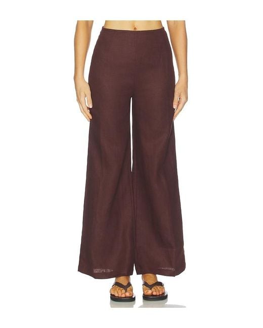 Faithfull The Brand Brown Syna Pant