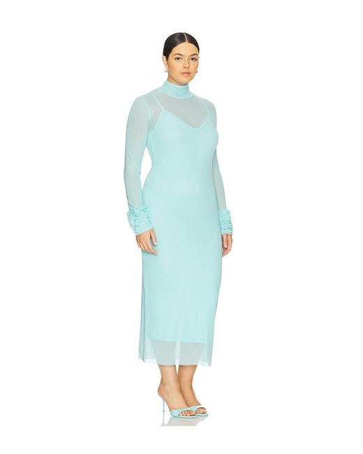 AFRM Blue Ariel Dress