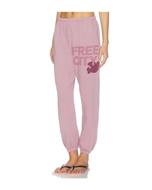 Freecity Pink Large Sweatpant