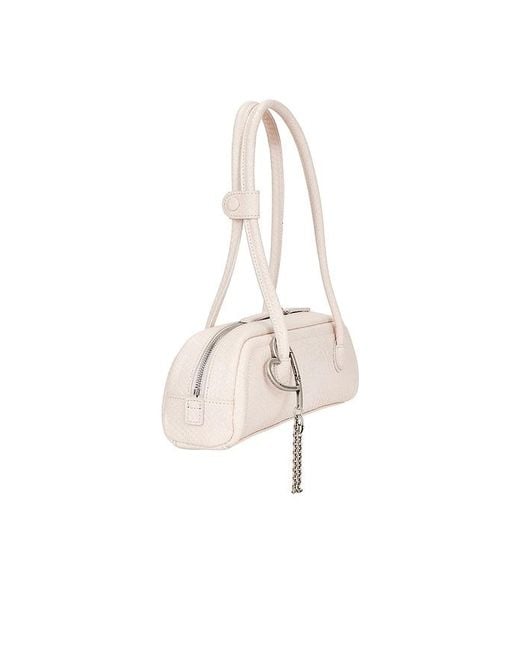 MARGE SHERWOOD White Soft Boston East West Mini Shoulder Bag
