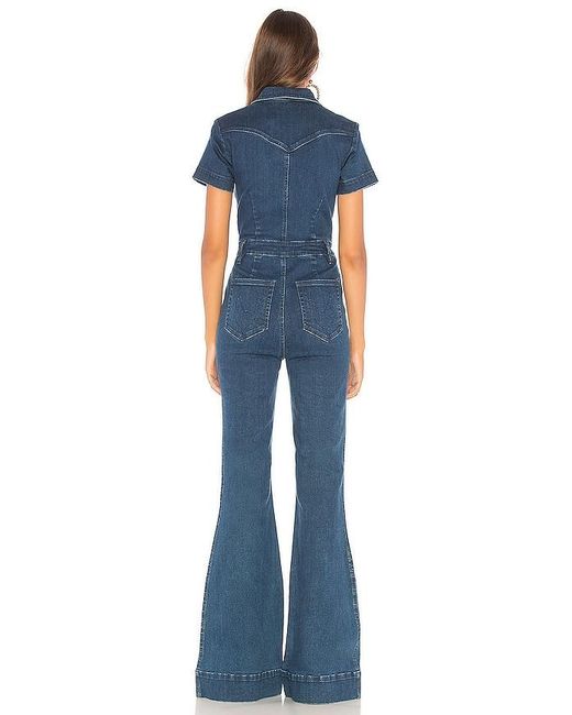 Show Me Your Mumu Blue Everhart Jumpsuit