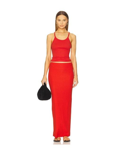 ÉTERNE Red Emma Skirt