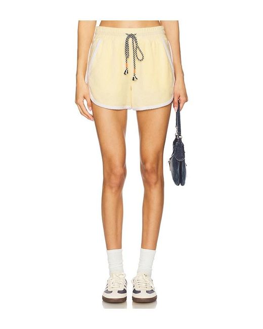 Loop Terry Short En Color Amarillo Limon Talla (También En S, Xl) Sundry de color White