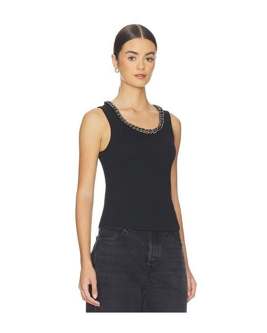 AllSaints Black Lucy Tank Top