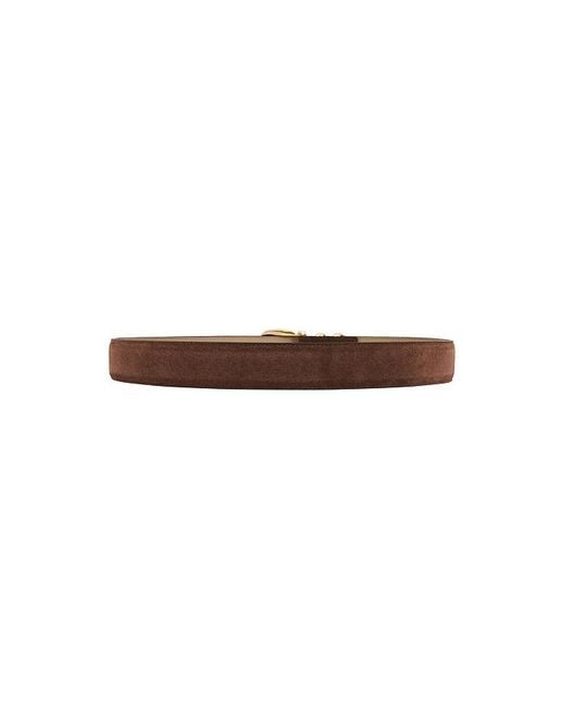 FAVORITE DAUGHTER Brown The Suede Jordan Belt