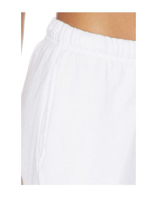 Michael Lauren White Viper Sweatpant With Side Pocket