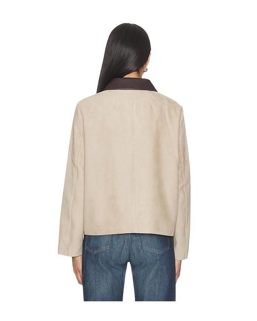Theory Blue Patch Boxy Jacket