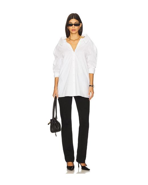 IVY & OAK White Emory Top