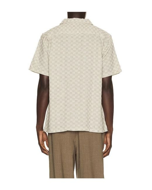 Marine Layer Natural Dobby Resort Shirt for men