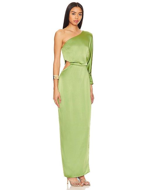 Astr Green Amari Dress