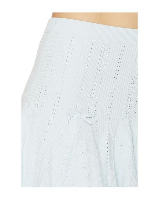 LoveShackFancy White Meryl Skirt