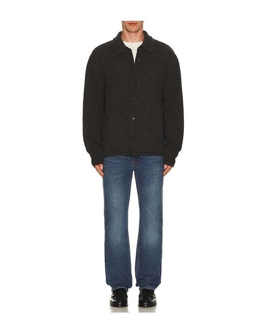 FRAME Black Shirt Sweater for men