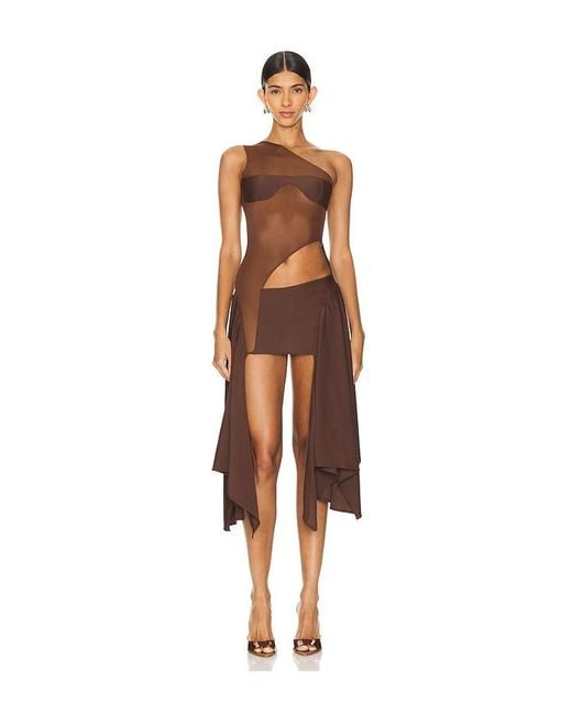 Sketch-Y Multicolor X Revolve Tricot Mesh Dress