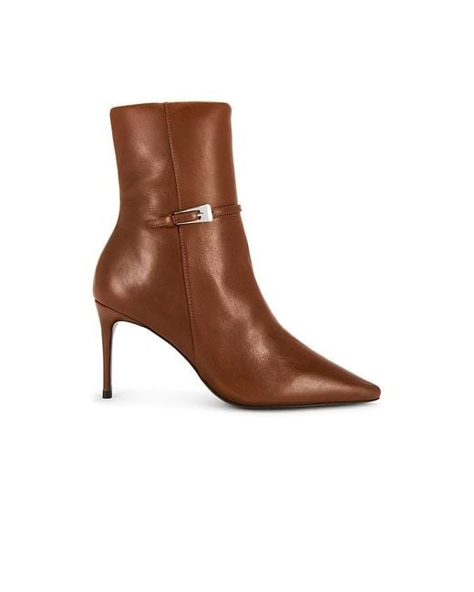 Black Suede Studio Brown Elodie 80 Boot