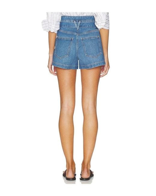 Veronica Beard Blue Jaylen Short