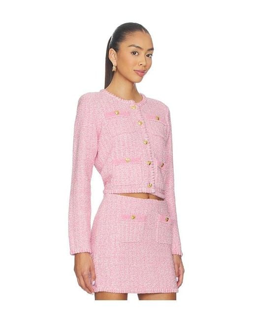 Cárdigan Delcie En Color Rosado Talla (También En M, Xl, Xs) LoveShackFancy de color Pink