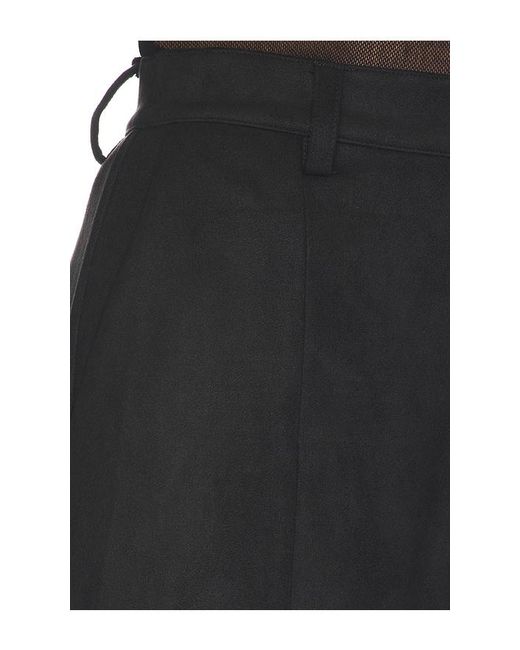 Bardot Black Marlowe Faux Suede Pant