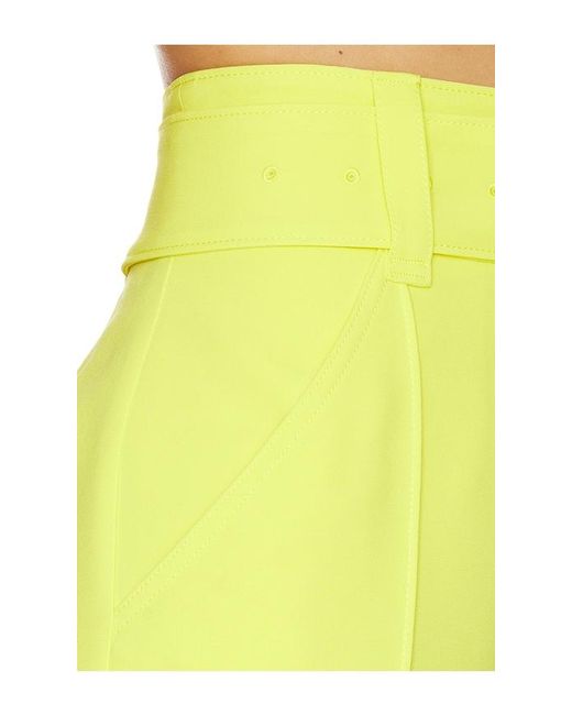 Cinq À Sept Yellow Aldi Short