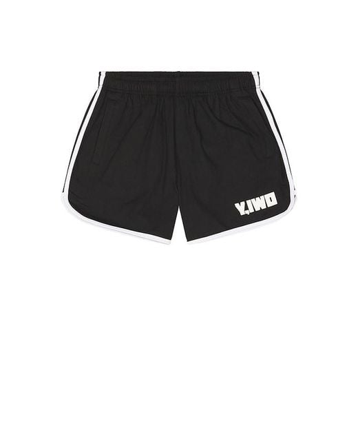 Y,IWO Black Hardwear P.R. Shorts for men