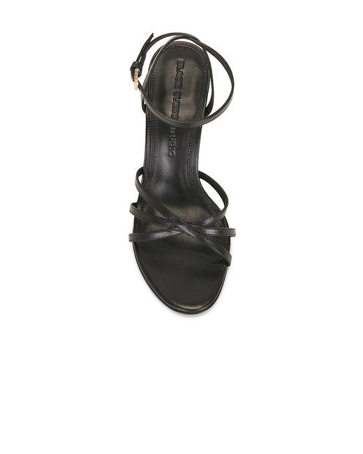 Black Suede Studio White Olie 80 Sandal