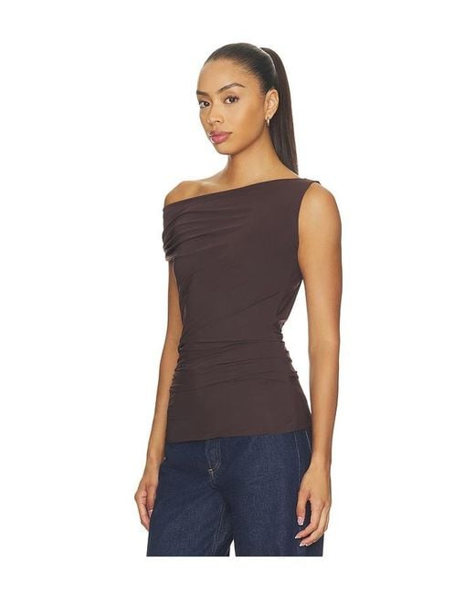 Top Blusa Carlin En Color Marrón Talla (También En Xs, S, M, Xl) Agolde de color Blue