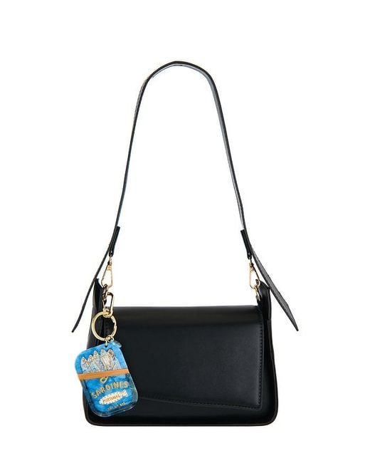 Solar Eclipse Blue Hand-Painted Sardines Bag Charm + Keychain