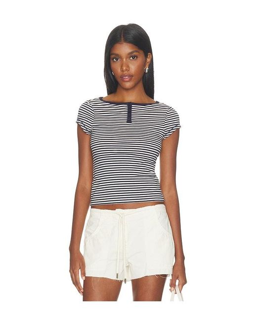 Free People Multicolor X Intimately Morning Pages Henley