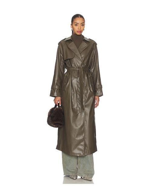 Lioness Green X Revolve Penny Trench Coat