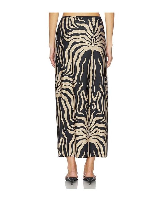 Johanna Ortiz Black Palms Nuevo Destino Midi Skirt