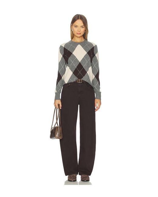 Enza Costa Black Knit Cashmere Sweater