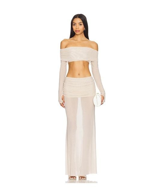 Bananhot White Lena Skirt