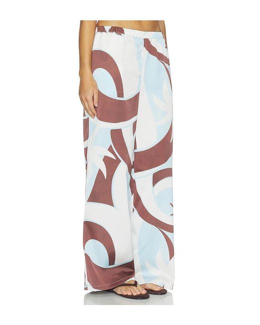 Seven Wonders White Kaeli Elasticated Palazzo Pant
