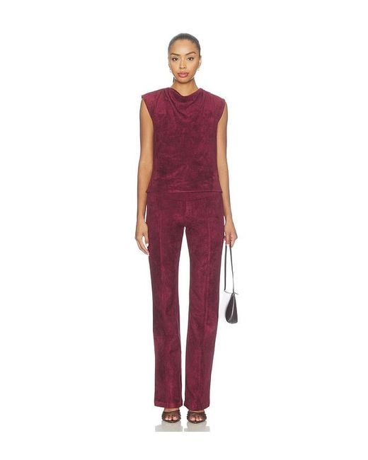 Amanda Uprichard Red Regency Pants