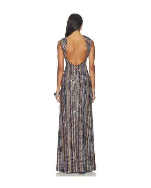 Missoni Multicolor Sleeveless Long Dress