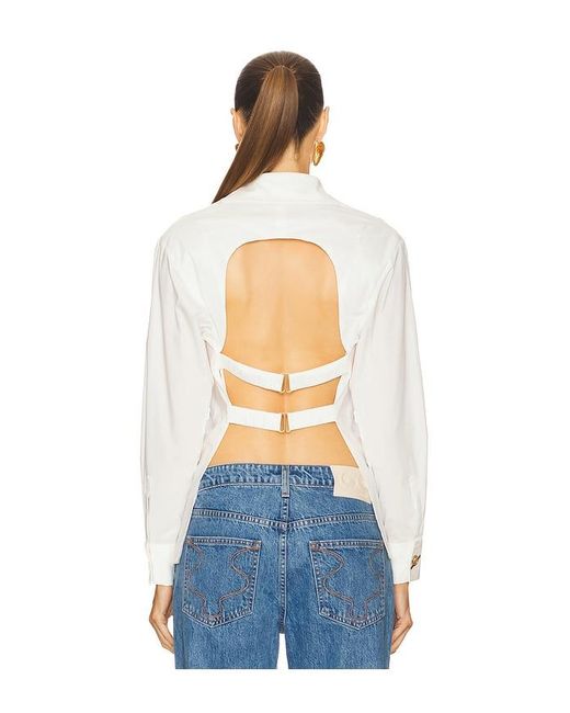 Cult Gaia Blue Atlas Top