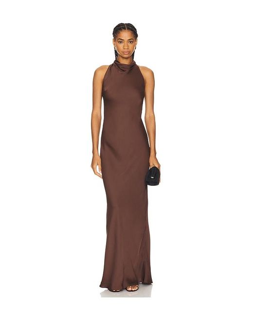 ROTATE BIRGER CHRISTENSEN Lace Maxi Dress in Brown | Lyst UK ROTATE BIRGER CHRISTENSEN Lace Maxi Dress in Brown | Lyst UK